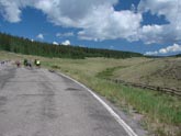 Colorado, cycling, bicycle touring, bicycle, Slumgullion Pass, Spring Creek Pass, Creede, Gunnison, Lake City, Rio Grande