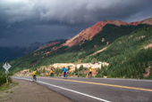 Colorado, cycling, bicycle touring, bicycle, Red Mountain Pass