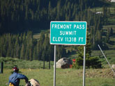 Colorado, cycling, bicycle touring, bicycle, Fremont Pass, Leadville, Copper Mountain, Turquoise Lake