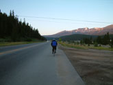 Colorado, cycling, bicycle touring, bicycle, Hoosier Pass, Breckenridge, Fairplay