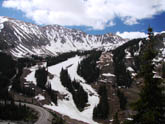 Colorado, cycling, bicycle touring, bicycle, Loveland Pass, Frisco, Breckenridge, Keystone, Eisenhower Tunnel