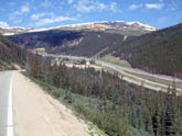 Colorado, cycling, bicycle touring, bicycle, Loveland Pass, Frisco, Breckenridge, Keystone, Eisenhower Tunnel