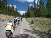 Colorado, cycling, bicycle touring, bicycle, Slumgullion Pass, Spring Creek Pass, Creede, Gunnison, Lake City, Rio Grande