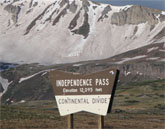 Colorado, cycling, bicycle touring, bicycle, Independence Pass