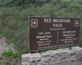Colorado, cycling, bicycle touring, bicycle, Red Moountain Pass, Red Mtn